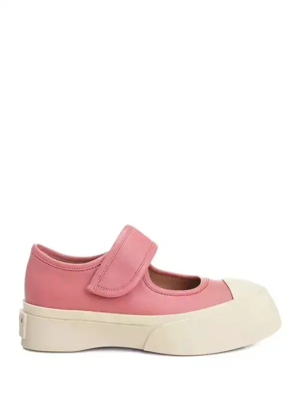 Marni Leather Mary Jane platform shoes in smooth-grain finish Size 37